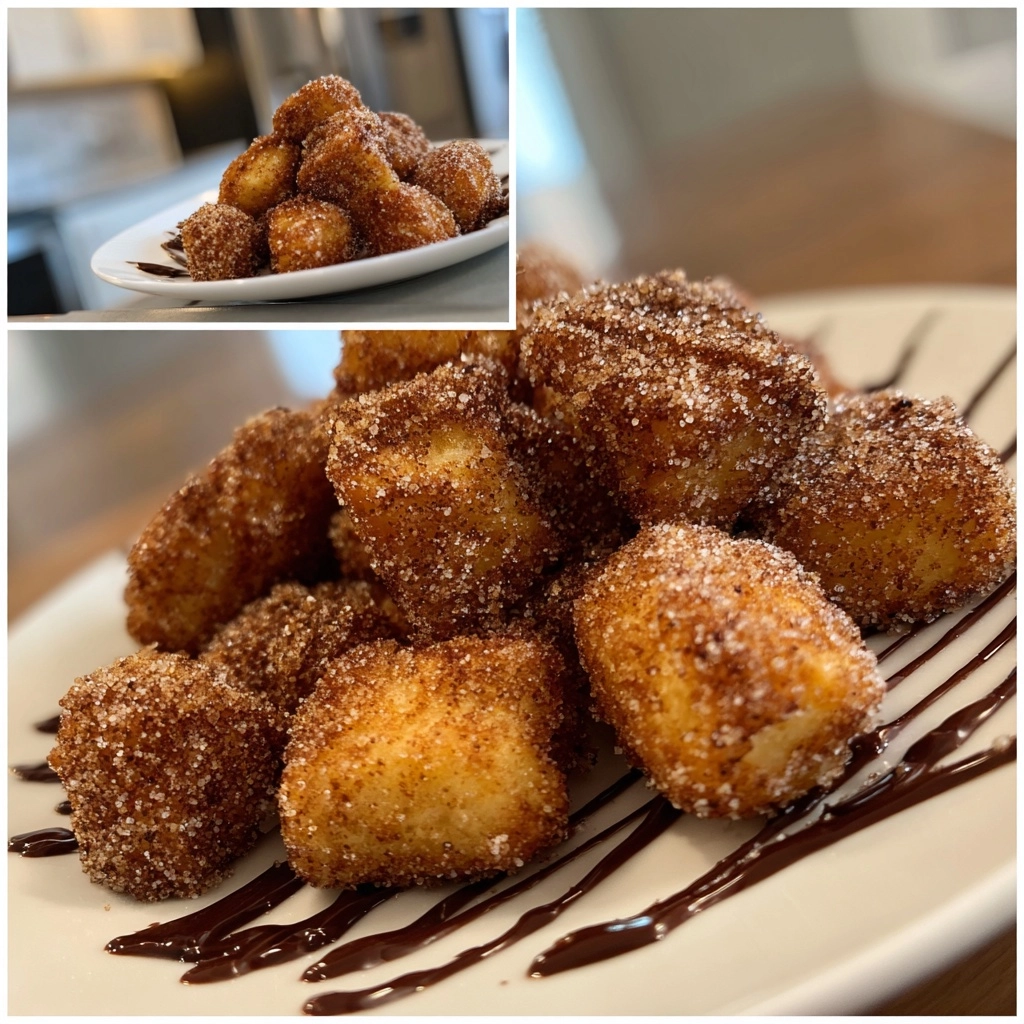 Air Fryer Churro Bites