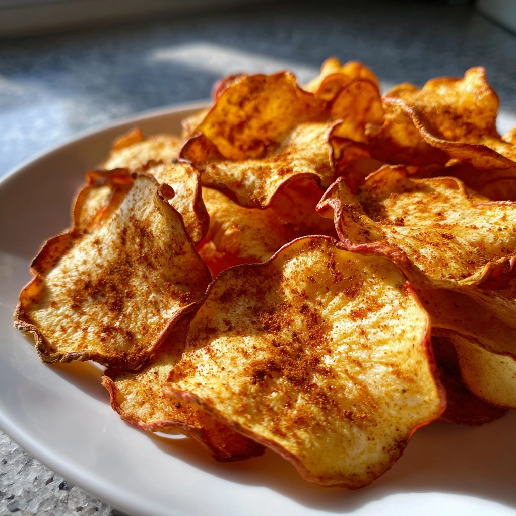 Air Fryer Cinnamon Apple Chips