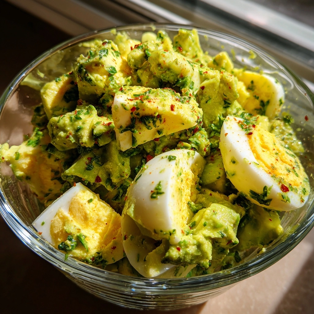 Avocado Egg Salad Delightful and Creamy Recipe