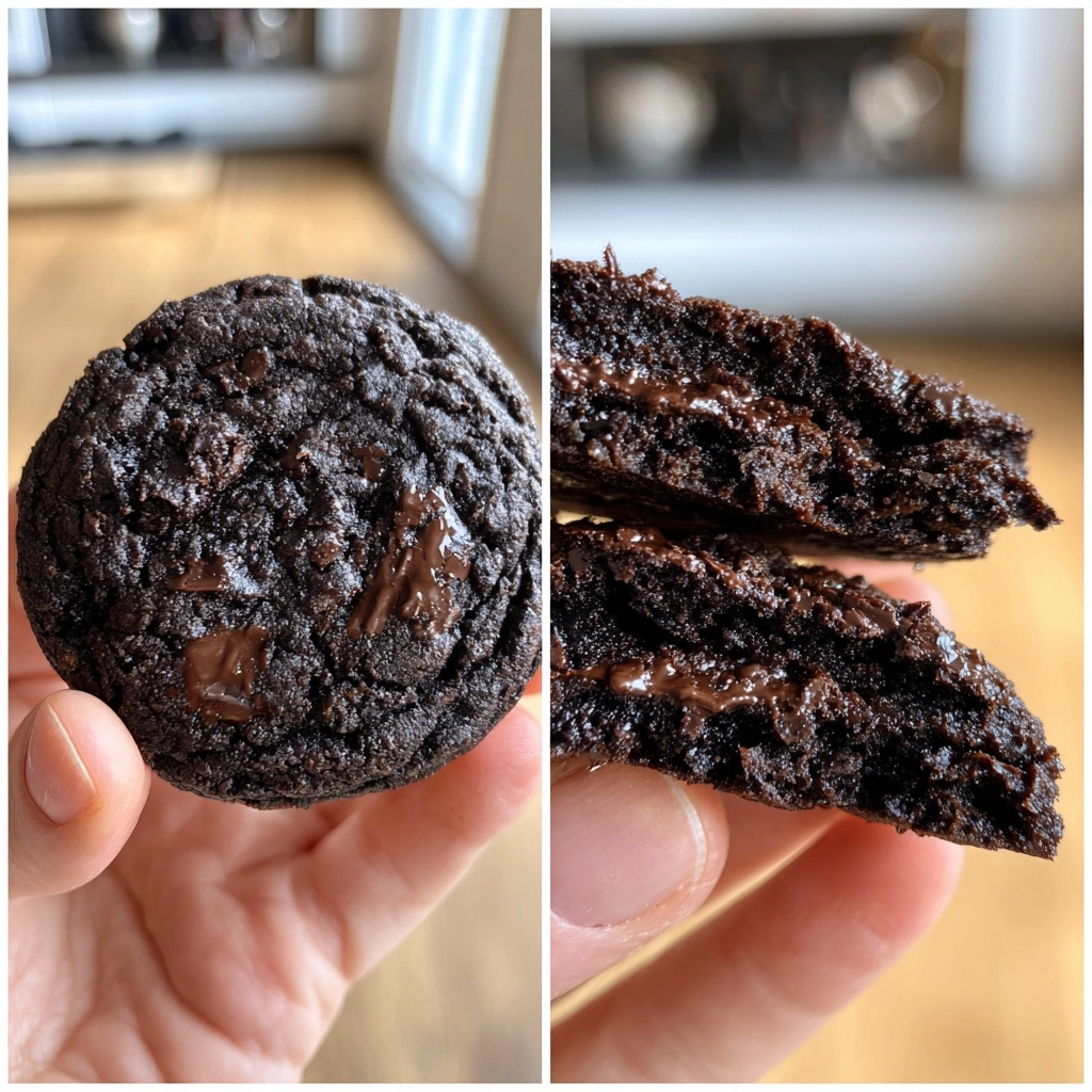 Black Cookies (gluten-free & vegan)