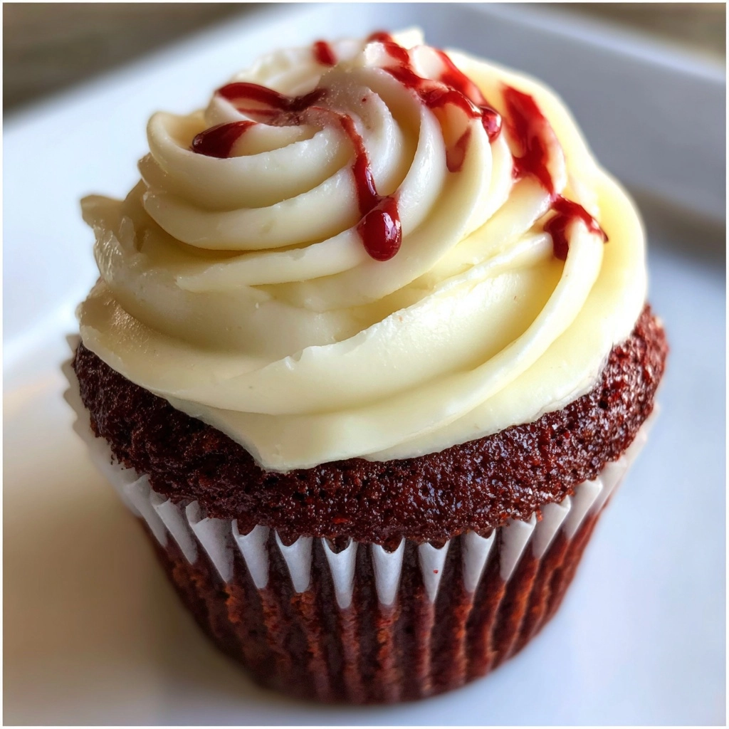 Bloody Red Velvet Cupcakes – The Little Epicurean