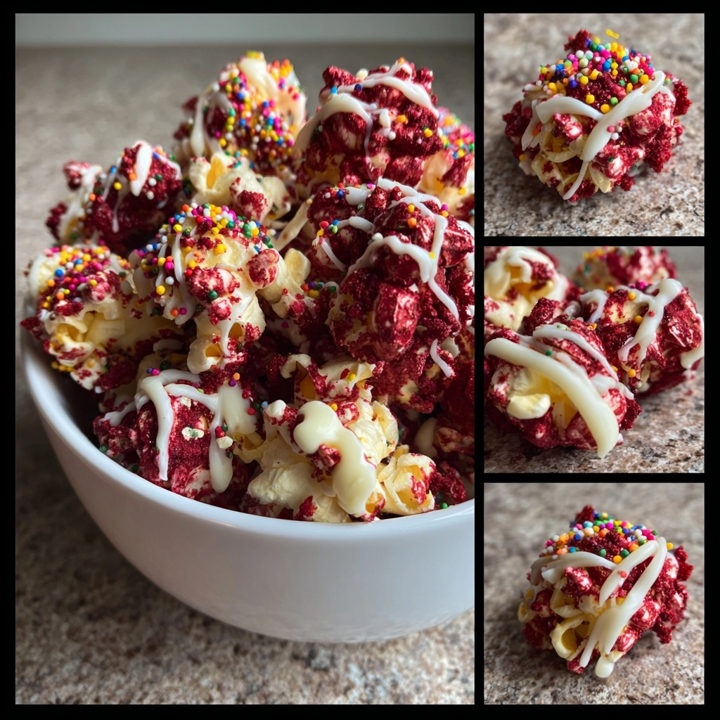 Bloody Red Velvet Popcorn