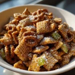 Caramel Apple Puppy Chow | Puppy chow recipes, Chex mix recipes, Puppy chow snack mix