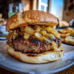 Caramelized Onions Burger