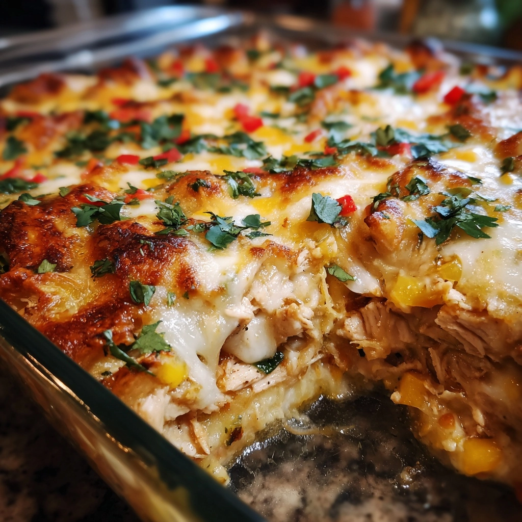 Chicken Burrito Casserole
