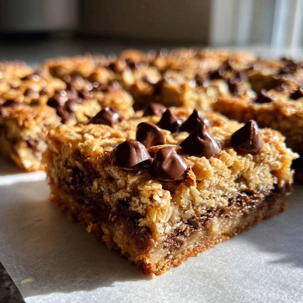 Chocolate Chip Oatmeal Bars