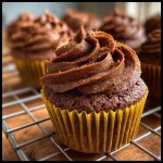 Chocolate Pumpkin Cupcakes