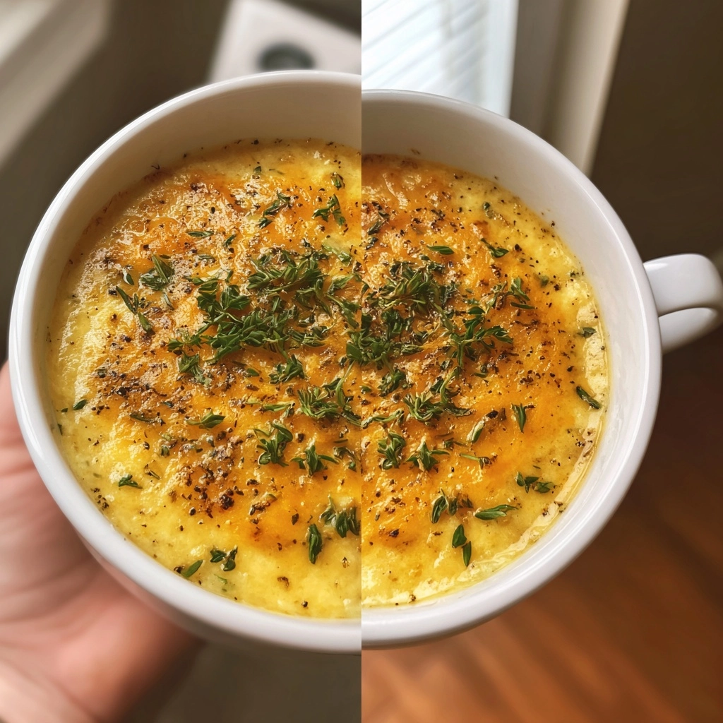 Cozy Hearty Cheddar Garlic Herb Potato Soup Recipe