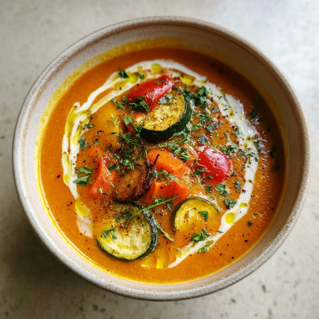 Cozy Roasted Veggie Soup Recipe for Chilly Days