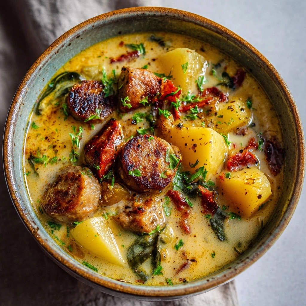 Cozy Sausage Potato Soup Recipe for Chilly Evenings