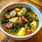 Cozy Sausage Potato Soup with Kale for Chilly Evenings
