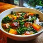 Cozy Sausage Sweet Potato Kale Soup Recipe for Chill Nights