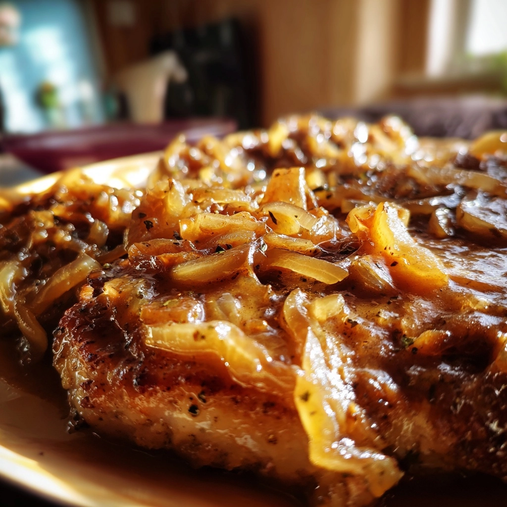 Crave-Worthy French Onion Smothered Pork Chops Recipe!