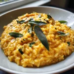 Creamy Pumpkin Sage Risotto