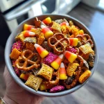 Deliciously Spooky Scarecrow Crunch Snack Mix to Try This Halloween!