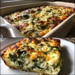 Delightful Spinach Florentine Breakfast Casserole Recipe