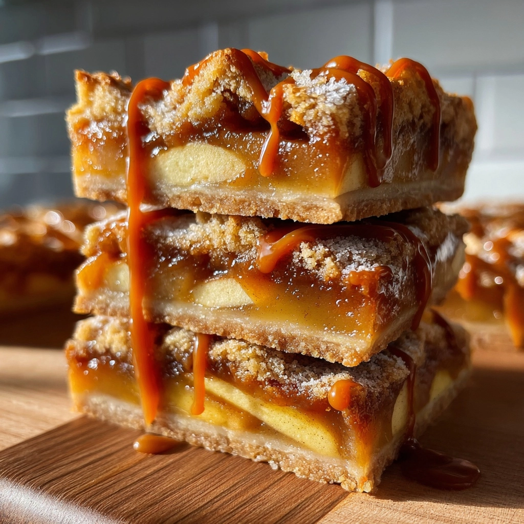Fall for Irresistible Salted Caramel Apple Bars!