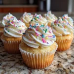Fluffy Vanilla Cupcakes