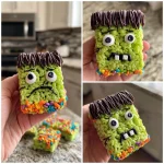 Frankenstein Rice Krispie Treats