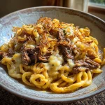 French Onion Beef Noodles