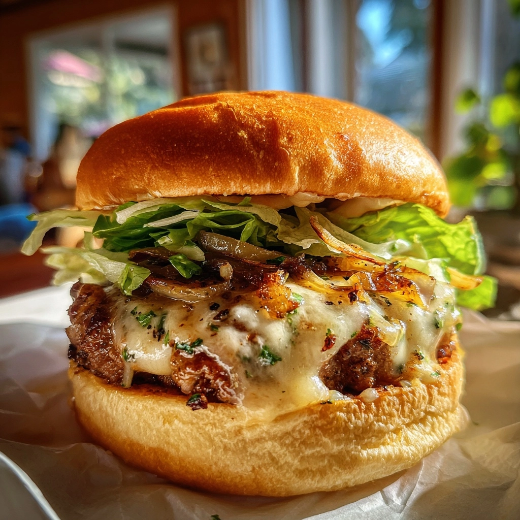 Garlic Overload Burgers