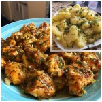 Garlic Parmesan Crockpot Chicken and Potatoes