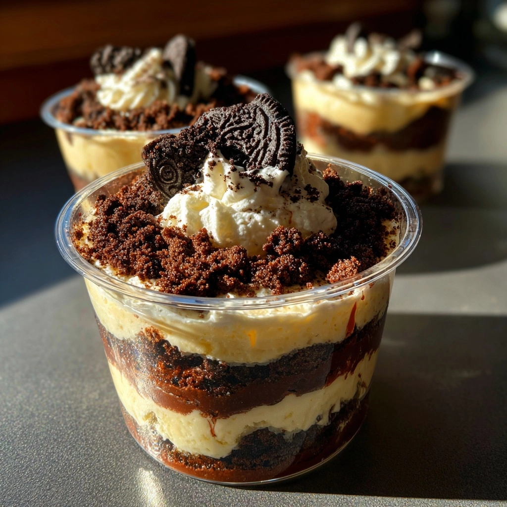 Graveyard Dirt Cake Cups