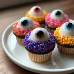 Halloween Augapfel Cupcakes