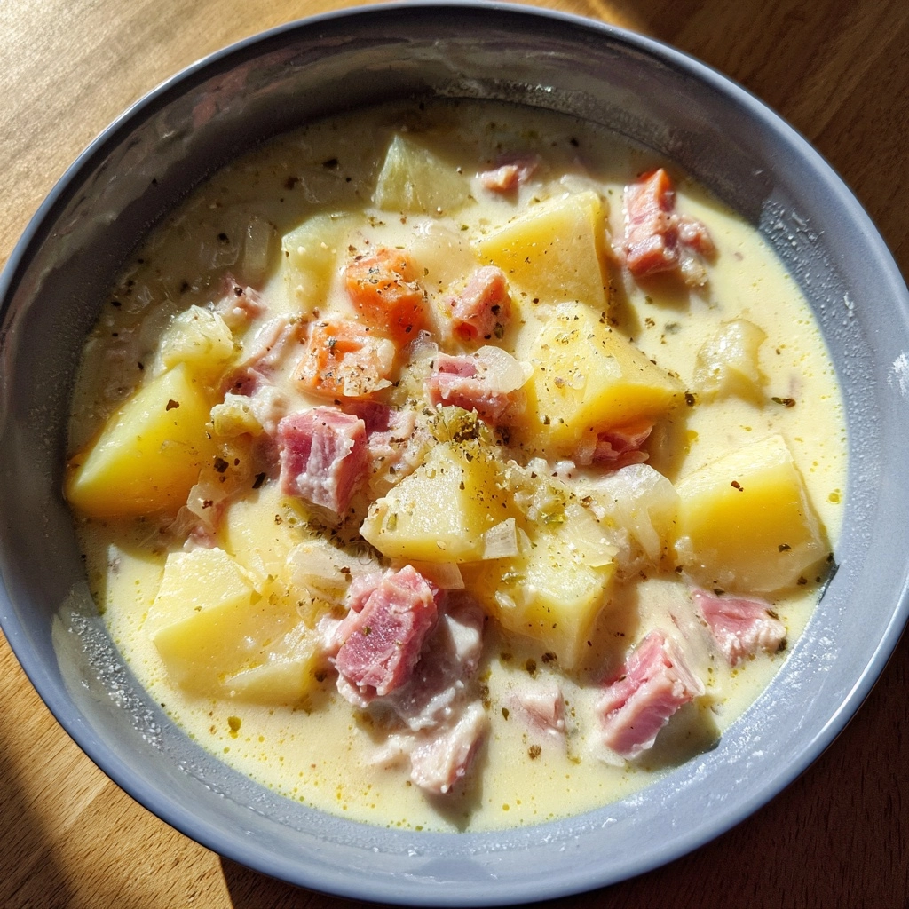 Ham and Potato Soup (Crock Pot)