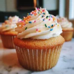 High Altitude Vanilla Cupcakes