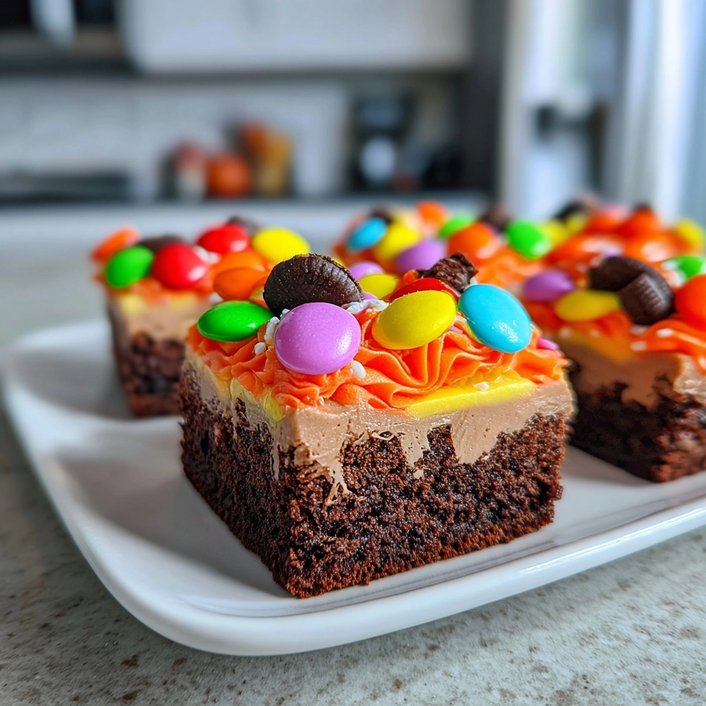 Indulge in Spook-tacular Monster Mash Brownies This Halloween!