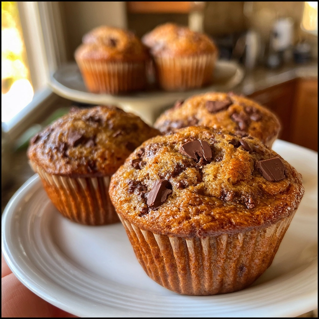 Irresistible Bakery-Style Brown Butter Chocolate Chip Muffins