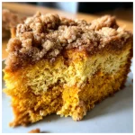 Irresistible Cinnamon Streusel Pumpkin Coffee Cake Recipe