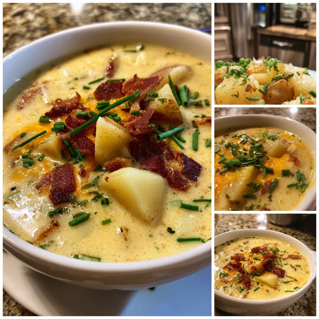 Irresistible Homemade Loaded Potato Soup Recipe