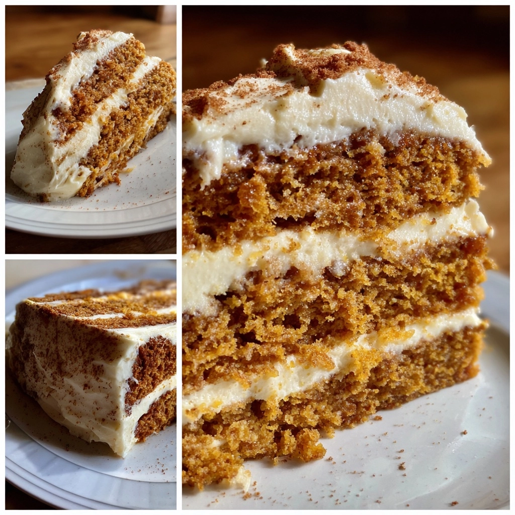 Irresistible Pumpkin Cake with Cinnamon Cream Cheese Frosting
