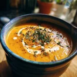 Irresistible Spicy Butternut Squash Sweet Potato Soup