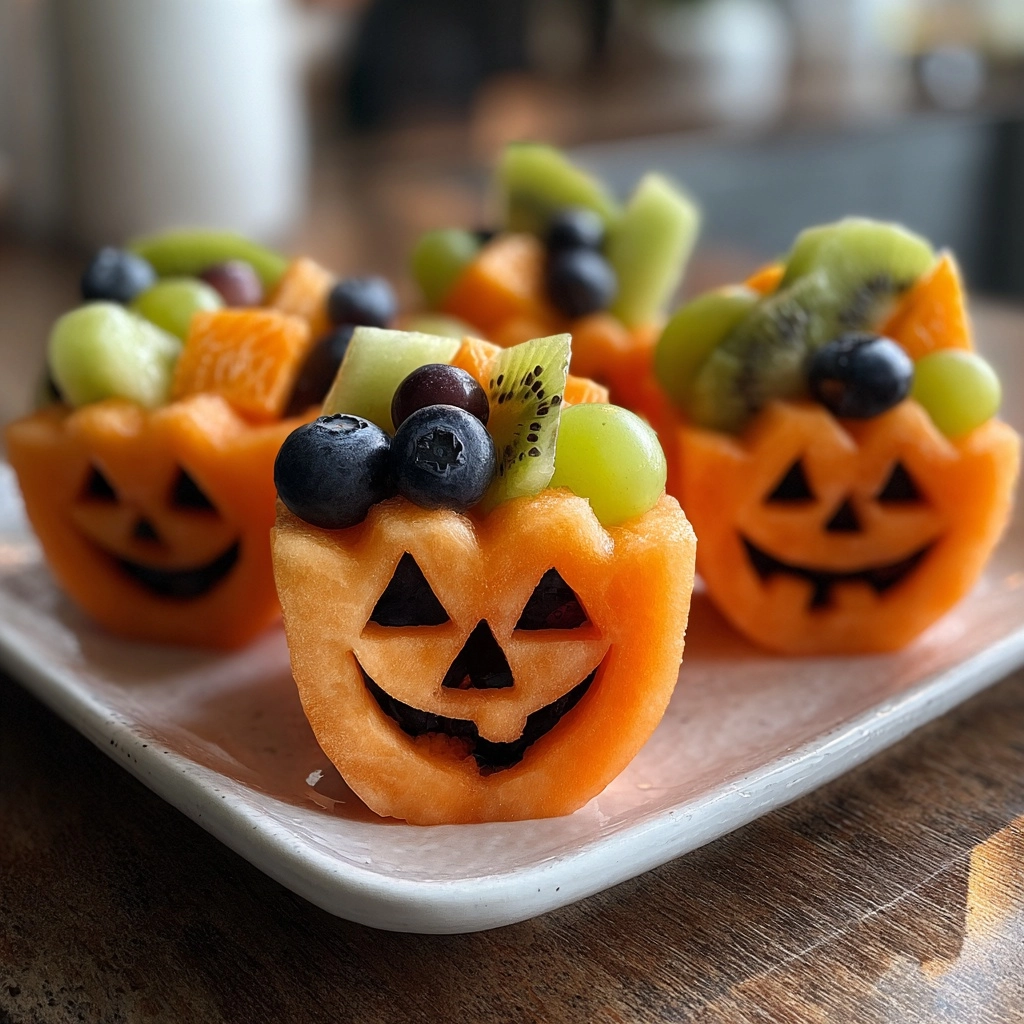 Jack-o'-Lantern Fruit Cups (Gluten-Free)