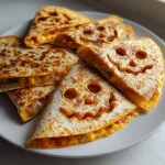 Jack-o'-Lantern Quesadillas