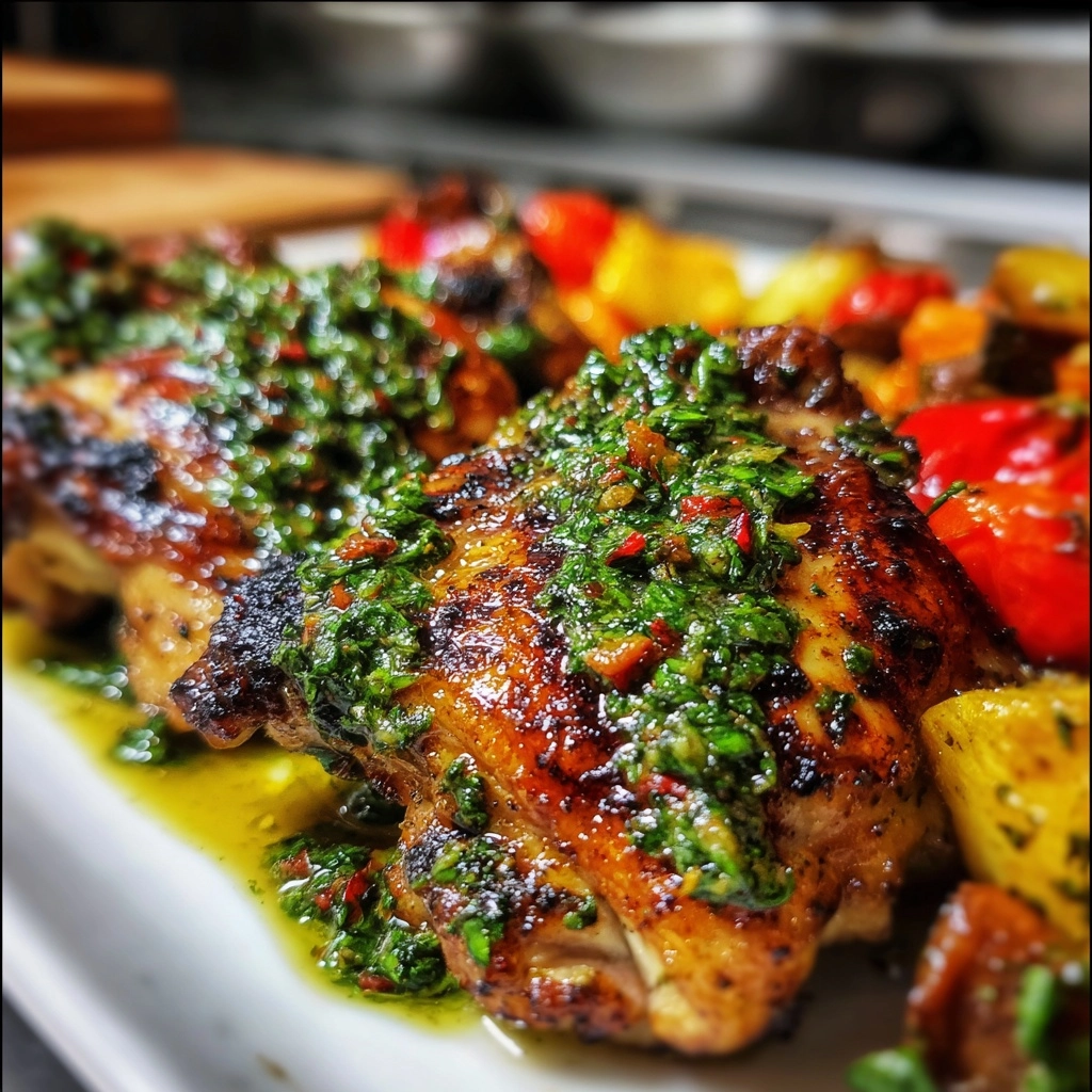Juicy Chimichurri Chicken Thighs: Flavorful Easy Recipe