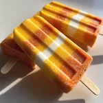 Keto Candy Corn Popsicles