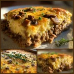 Keto Ground Beef Stroganoff Bake