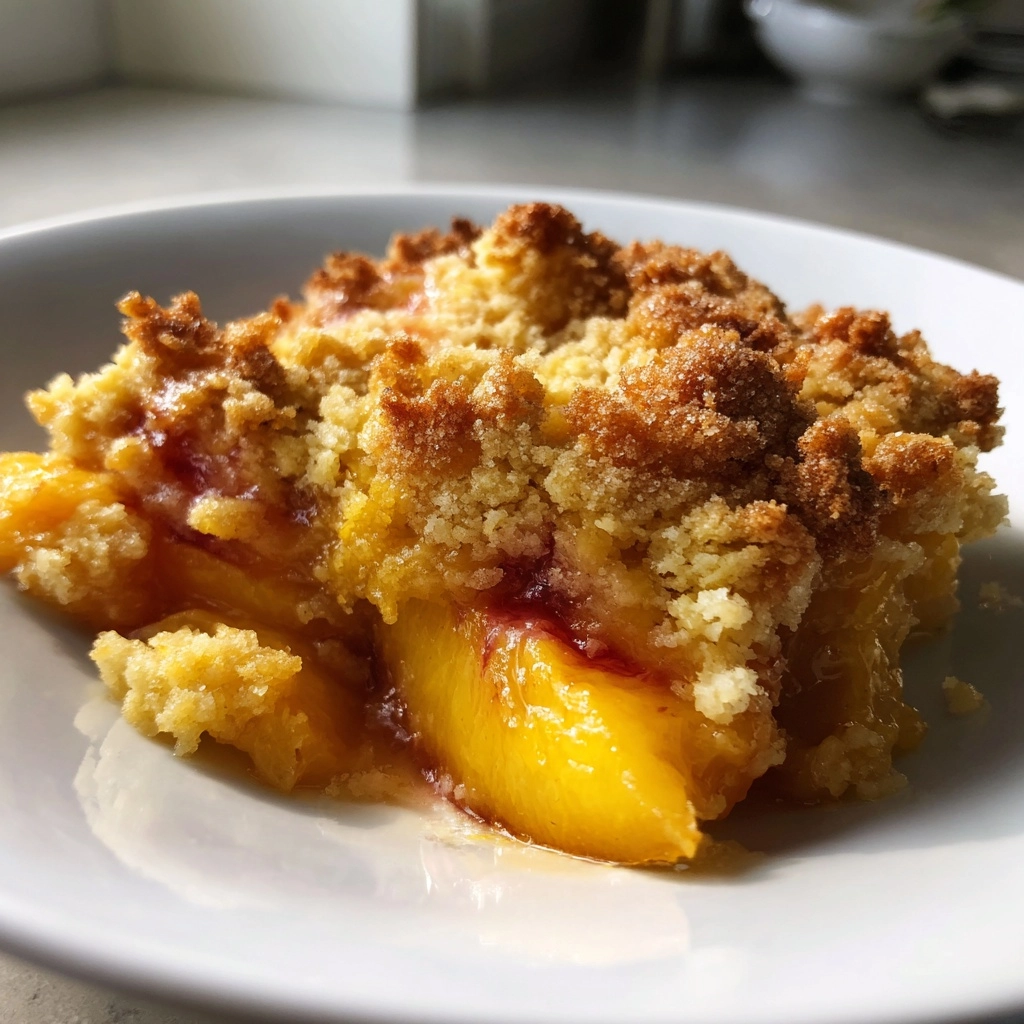 Keto Peach Cobbler