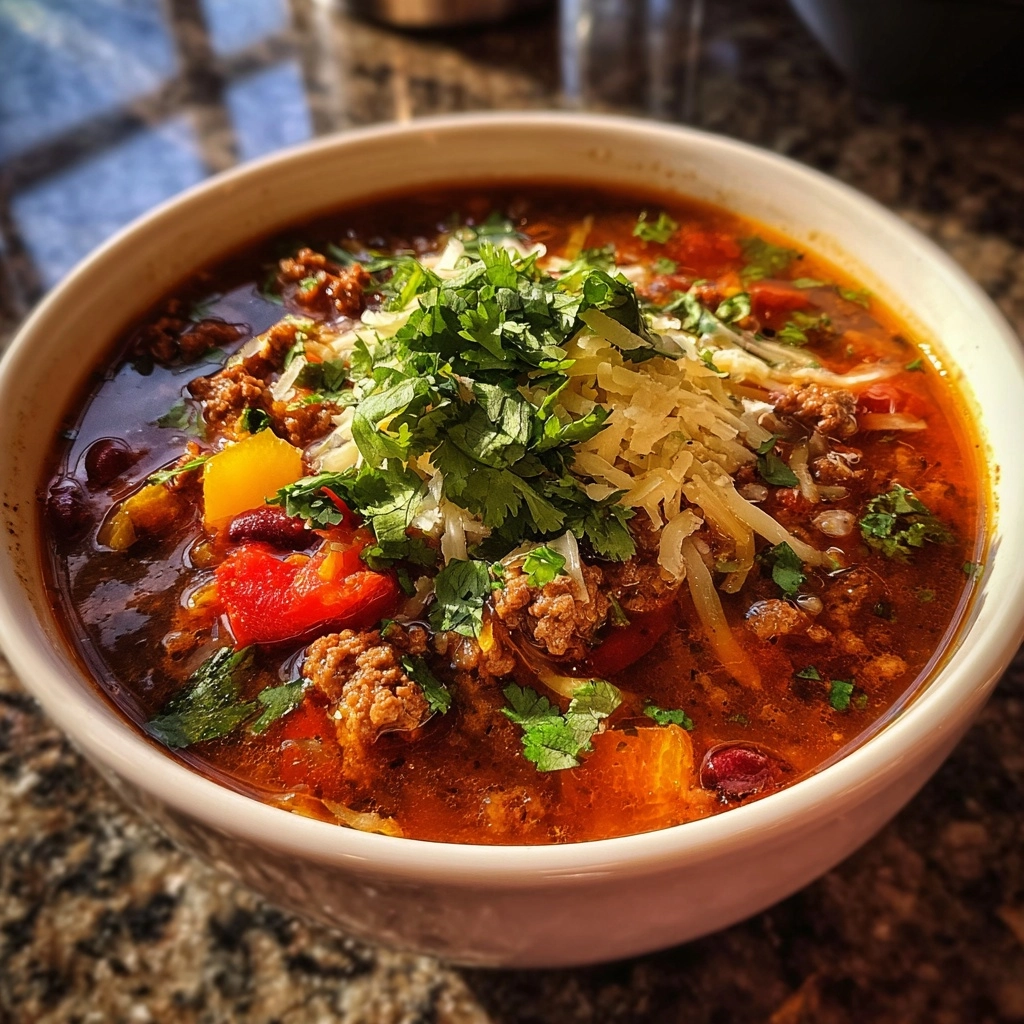 Keto Taco Soup