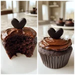Low-Carb Black Heart Halloween Cupcakes – KetoDiet