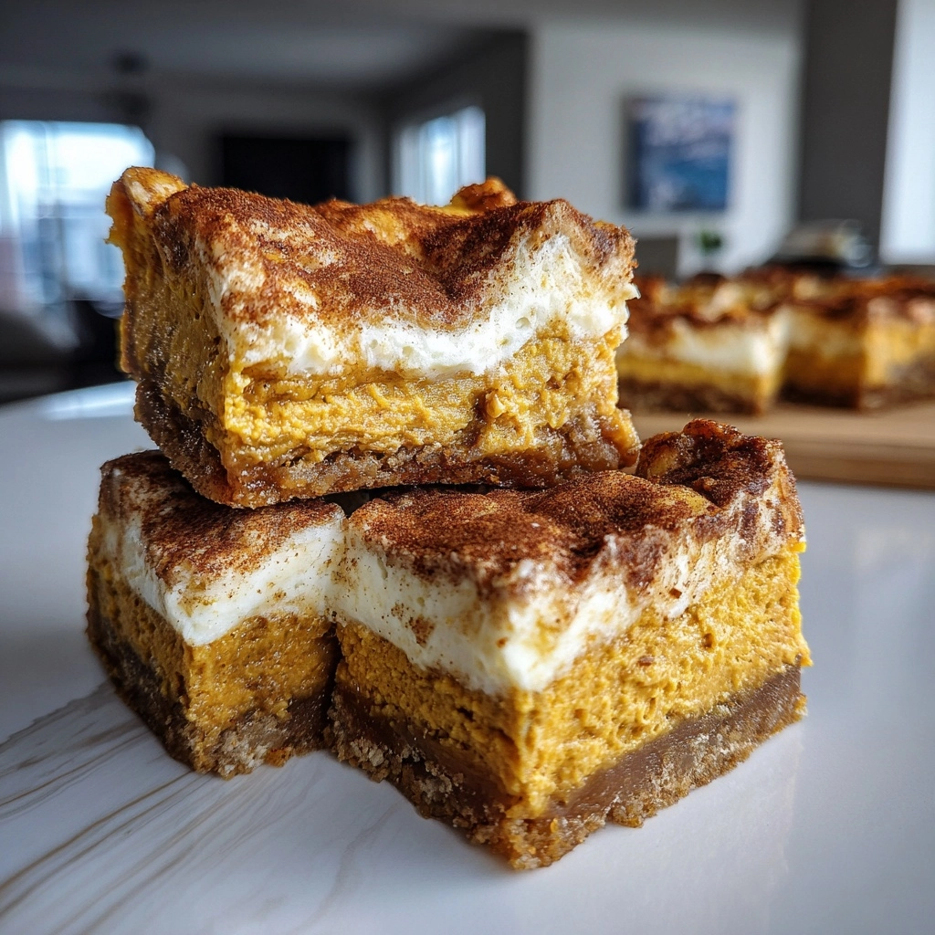 Low-Carb Pumpkin Cheesecake Bars