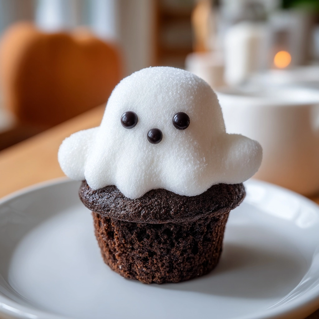 Marshmallow Ghost Cupcakes – Our Family of Seven