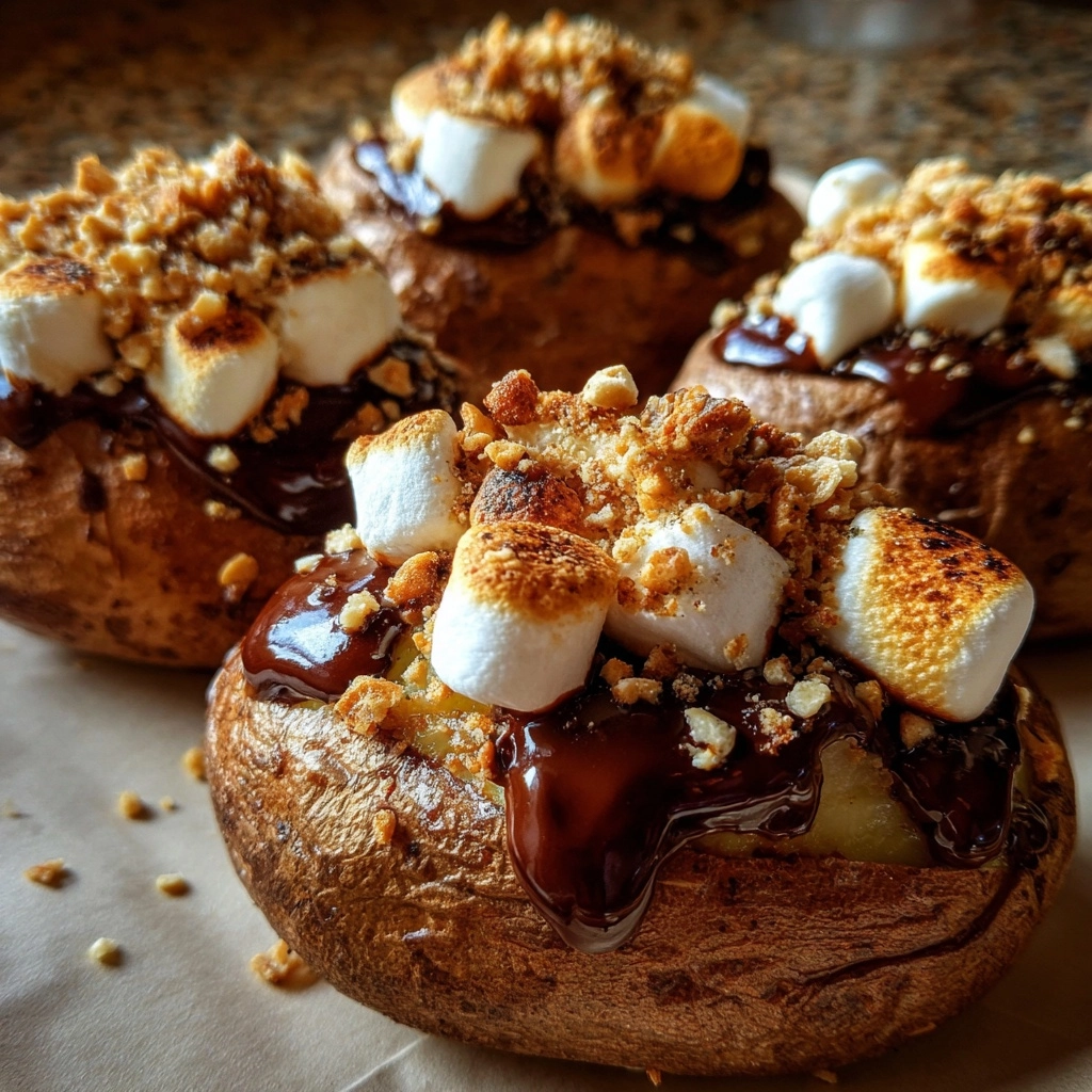 Mississippi Mud Baked Potatoes