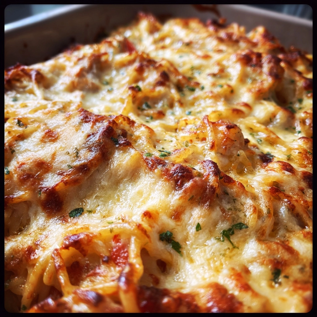 Monterey Chicken Spaghetti Bake