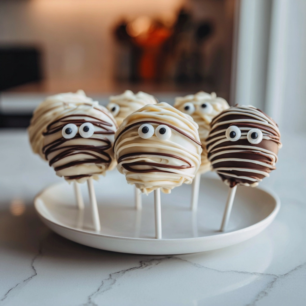 Mummy Oreo Pops