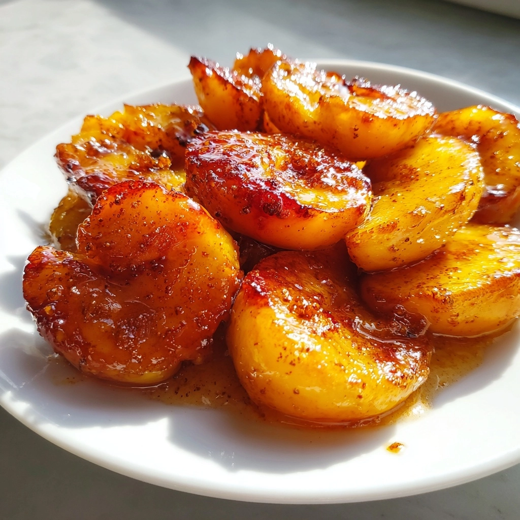 Pan-Fried Peaches